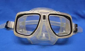 US Divers Grande Vista BUCEO Máscara Buceo Snorkel Estuche de plástico USD Aqualung - Imagen 1 de 7