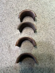 Honda Cb 350 Exhaust Muffler Half Moons Cb 350 1971 - Picture 1 of 5