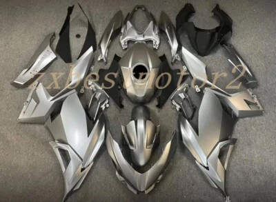 For Kawasaki EX400/Ninja400 2018-2023 Silver&Grey Bodywork Injection Fairing Kit - Image 1 of 2