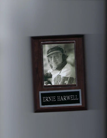 ERNIE HARWELL PLAQUE BASEBALL DETROIT TIGERS MLB BROADCASTER Cover