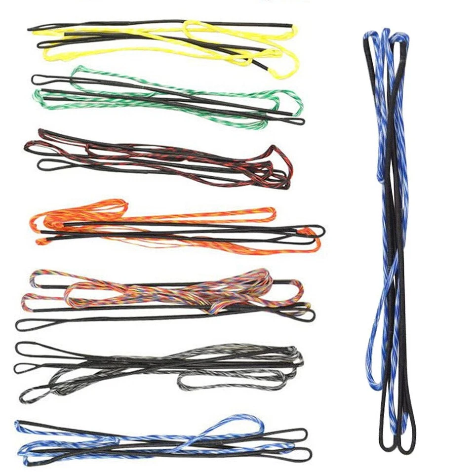 Archery 48-70" Recurve Bow Bowstring Dacron Replacement Strings Longbow Hunting - Image 1 of 4