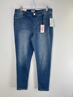 Jeans Juicy Couture Jegging 14 Azul Denim Pierna Ajustada Tiro Medio 34x29 Foto 1 de 4
