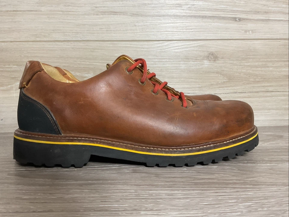 Zapato de Senderismo Samuel Hubbard Para Hombre 10.5 M "Fresco" Cuero Cera Tostado Cuero Real Foto 1 de 4