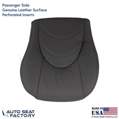 Cubierta inferior de pasajero de cuero genuino carbón cálido 2000-06 para Jaguar XKR XK8 Foto 1 de 4