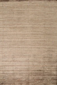 Seide Braun Vorleger 9x12 Handgeknüpft Tribal Style Orientteppich für jeden Raum - Bild 1 von 11