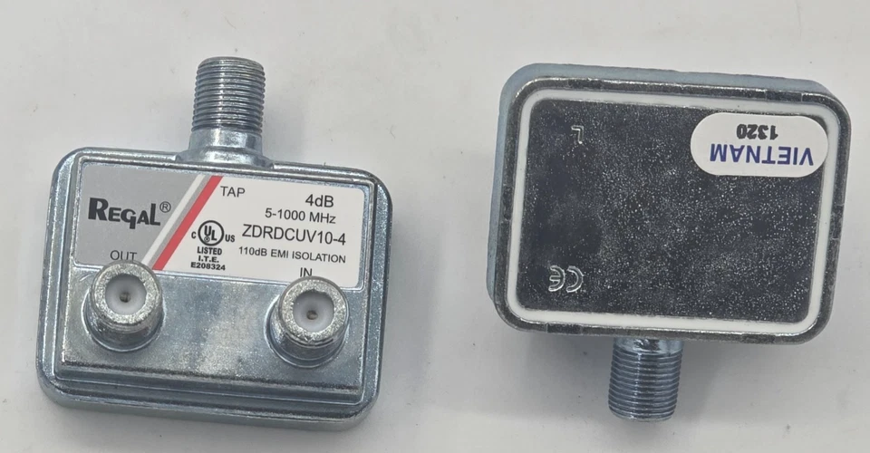 FIFTY (50) Regal  Splitter zdrdcuv10-4 5-1000 MHz  4db - Image 1 of 4