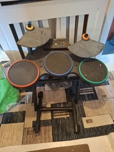 Guitar Hero Drum Set No Foot Pedal Or Drum Sticks - Picture 1 of 1