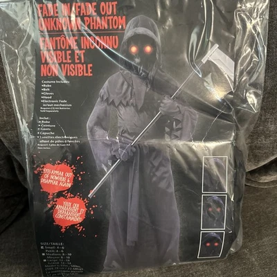 Fun World Unknown Phantom Fade In/Out Youth Halloween Costume Size Small 4-6 91 - Image 1 of 2