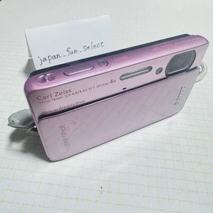 N.MINT SONY Cyber Shot DSC-TX5 Pink Digital Camera 10.2MP Japanese Waterproof - Picture 1 of 24