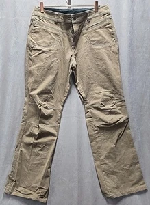 GREAT Kuhl - Born in the Mountains - tough/durable brown stretch pants womens 14 - Picture 1 of 10