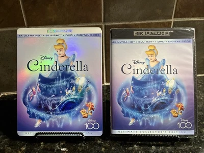 Cinderella (4K Ultra HD+Bluray+DVD+Digital) Ultimate Collector's Edition NEW Foto 1 de 2