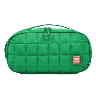 Funda acolchada mediana para consola Nintendo Switch 2 verde NSX-073 nueva JP Foto 1 de 2