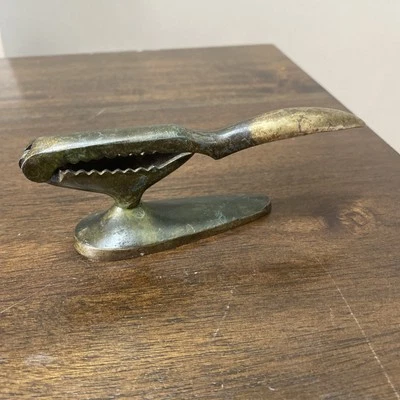 Винтажный ЛАТУННЫЙ ОРЕХОВЫЙ КРЕКЕР СДЕЛАНО В ИЗРАИЛЕ - Изображение 1 из 4