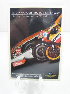 Indianapolis Motor Speedway Racing Capital of the World 2008 Racing Card - Imagem 1 de 2
