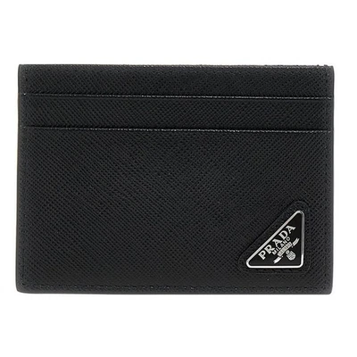 Prada Saffiano Card Holder Black 2MC149 QHH F0002 142950593 - Image 1 of 2