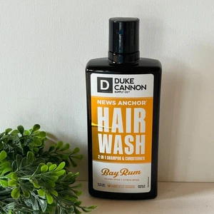 Duke Cannon Bay Rum News Anchor Hair Wash 2-In-1 Shampoo & Conditioner 14 Fl Oz - Picture 1 of 3