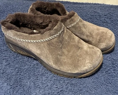 Zapatillas sin cordones Merrell Encore Ice para mujer talla 8 marrón gamuza forradas de lana invierno Foto 1 de 4