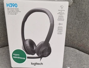 Logitech H390 Wired Headset - Noise Cancelling Microphone USB with controls (A) - Afbeelding 1 van 4