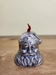 De colección Peltre Navidad Santa Campana Adorno Hogar Para Las Fiestas 1995 - Imagen 1 de 7