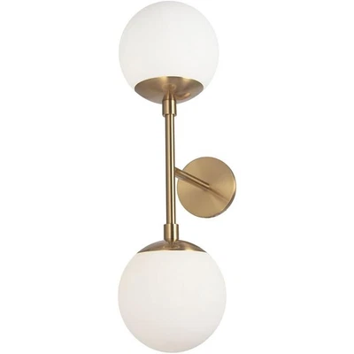 Dainolite Lighting DAY-232W-AGB Dayana Wall Sconce Aged Brass - Image 1 of 4