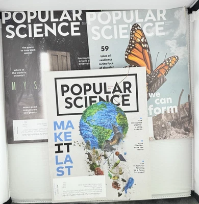 Popular Science Magazine Lot of 3 Summer 2019 Fall 2020 Winter 2020 Back Issues - Image 1 of 4