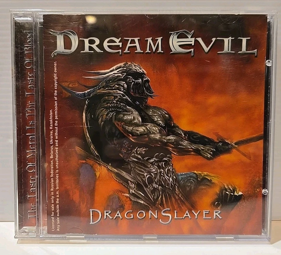 DREAM EVIL - Dragonslayer CD FO337CD 2004 Century Media Records - Russia Licence Foto 1 de 4