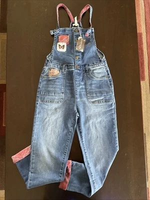 NWT Matilda Jane girls 12 Harvest Overalls Heart to Heart Fall 2022 - Image 1 of 4