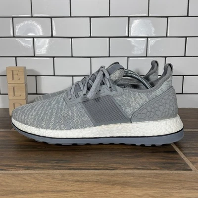 Adidas PureBoost ZG Hombres Talla 10.5 Zapatos para Correr Gris Blanco Tenis Atléticos Foto 1 de 4