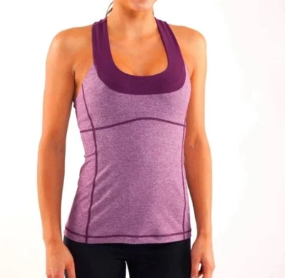Camiseta sin mangas Lululemon cuello redondo retro para mujer talla 6 Foto 1 de 4
