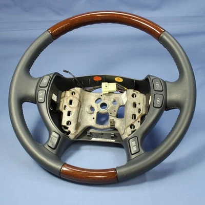 GM OEM Wood & Leather Steering Wheel for 00-05 Cadillac Seville Tuxedo Blue - Image 1 of 4