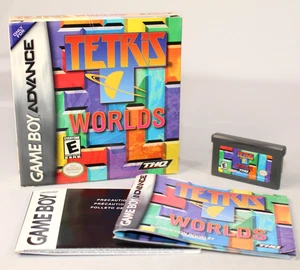Tetris Worlds GBA Game Boy Advance Completo CIB Ottime Condizioni! BELLO! - Foto 1 di 14