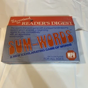 MPH Games Co. Sum-Words. As Advertised In Readers Digest - Picture 1 of 2