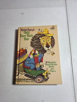 Richard Scarry's best story book ever golden book 1968 hardback 82 stories poems Foto 1 de 4