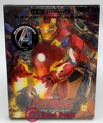  THE AVENGERS: AGE OF ULTRON [4K+3D+2D] Blu-ray STEELBOOK [WeET COLLECTION] B1 - Image 1 of 4