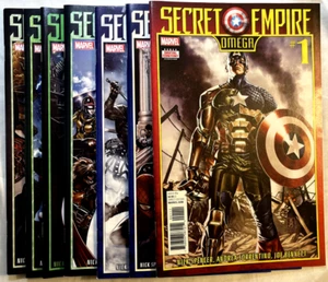 VTG MARVEL COMICS Secret Empire Omega LOT of 7 Comic Books #1, #5-#10 - Picture 1 of 15