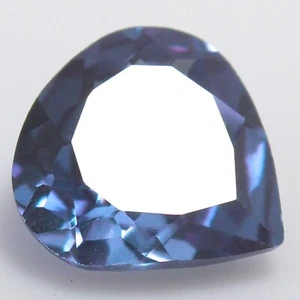 Natural 5.85 Ct Certified Brazil Alexandrite 12x12 MM Pear Stunning Gemstone - Picture 1 of 4