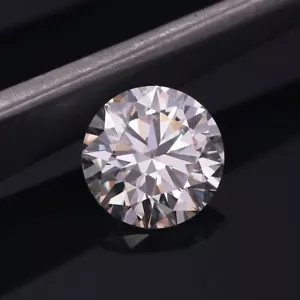 0.30 Ct D Color SI1 Clarity CVD Lab Grown Loose Diamond Round 4.90 mm Certified - Picture 1 of 3
