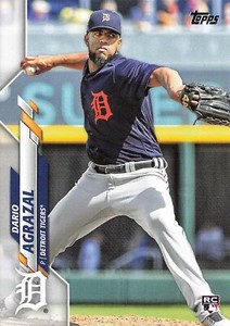 2020 Topps Update #U265 Dario Agrazal RC Detroit Tigers