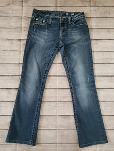 MISS ME JEANS JE1049EX SZ 27 X 27 MEDIUM WASH DENIM - Picture 1 of 7