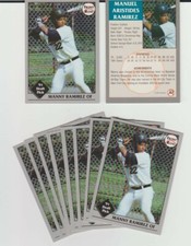 Manny Ramirez RC rookie card, 1991 Front Row Draft Picks #47, Cleveland Indians