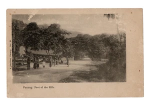 Penang, Foot of the Hills, A. Kaufuss, No. 34 Postcard - Picture 1 of 2