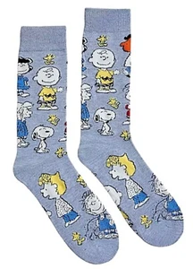 New PEANUTS Mens Socks CHARLIE, LINUS, FRANKLIN, PEPPERMINT PATTY, SNOOPY, LUCY - Picture 1 of 6