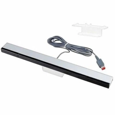 Nintendo Wii Console Wired Motion Infrared Ray Sensor Bar with Stand Wii U - Image 1 of 4