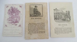 19th Century Children's Ephemera Lot of 3: 2 Booklets & 1 Reward Card - Picture 1 of 1