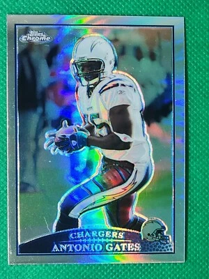 2009 Topps Chrome REFRACTOR #TC43 Antonio Gates MINT San Diego Chargers - Image 1 of 3