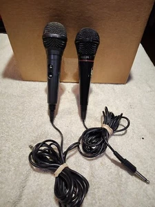 Philips PH62080 Dynamic Cable Microphone Mic and Unbranded Microphone - Picture 1 of 4