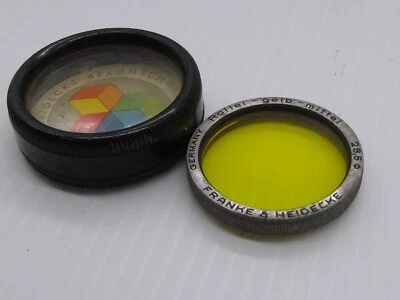 GENUINE ROLLEI ROLLEIFLEX BAY I GELB-mittel  28.5 FILTER YELLOW - Image 1 of 3