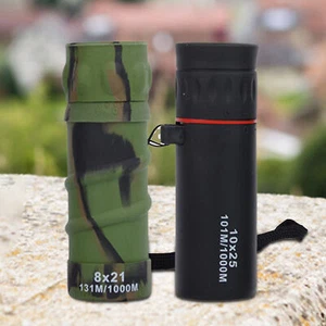1x Night Vision Mini Pocket Monocular Telescope 8x21 Zoom HD Telescope Outdoor - Picture 1 of 14