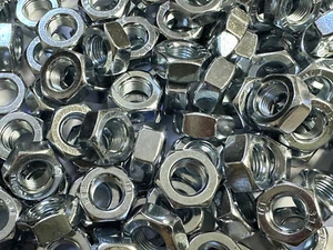 M10 x 1,25 Sechskantmuttern ( 10 Stück ) verzinkt Muttern FEINGEWINDE DIN 934 - Bild 1 von 1