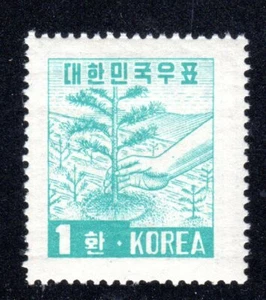 1956 Korea SC # 203A - Planting Trees - M-NH - Picture 1 of 1